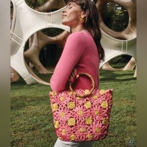 💖 Basket Floral Tote
